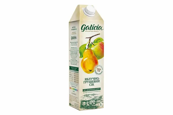 Яблучно-грушевий сік Galicia